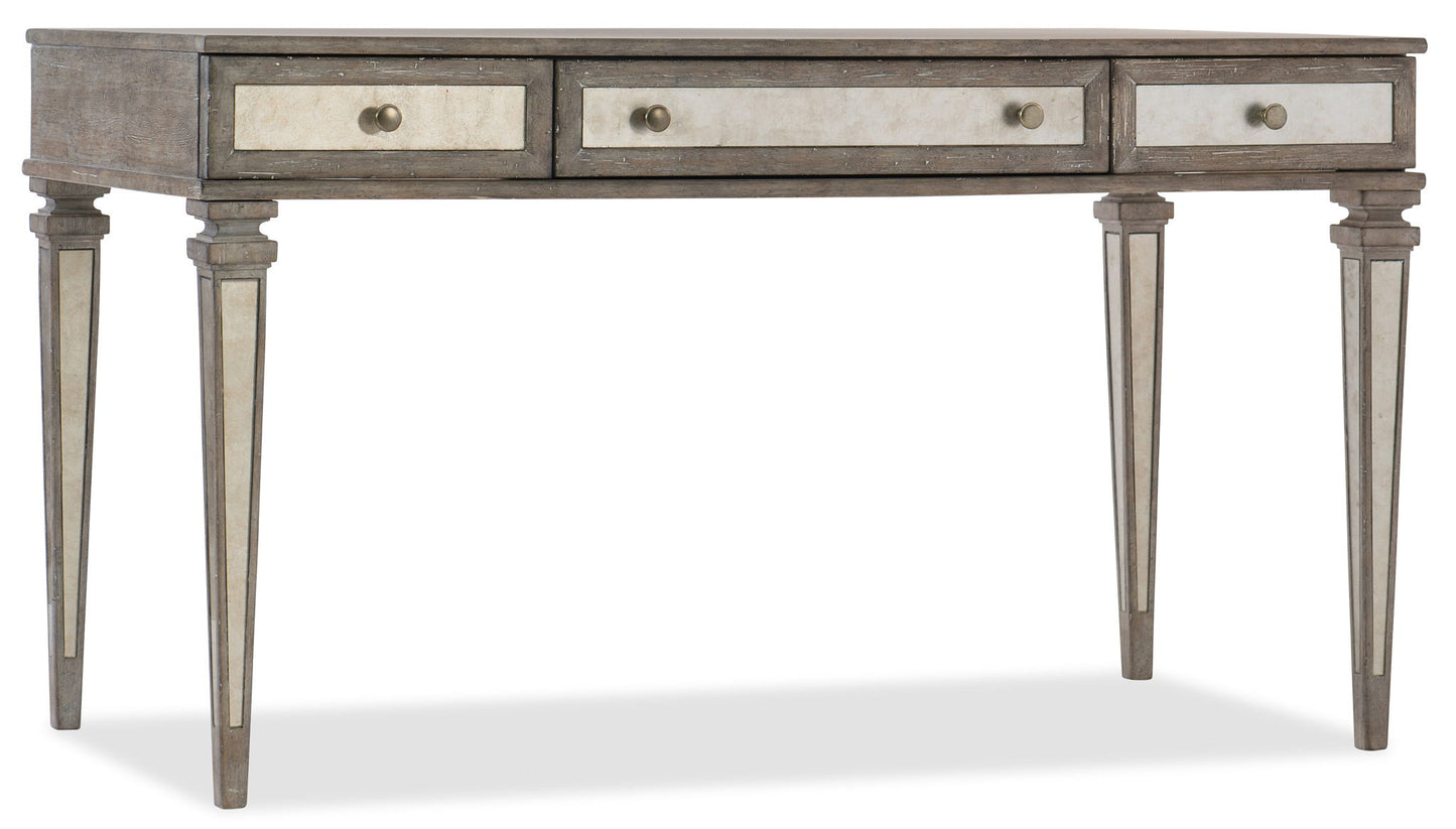 Rustic Glam - Leg Desk - Dark Gray