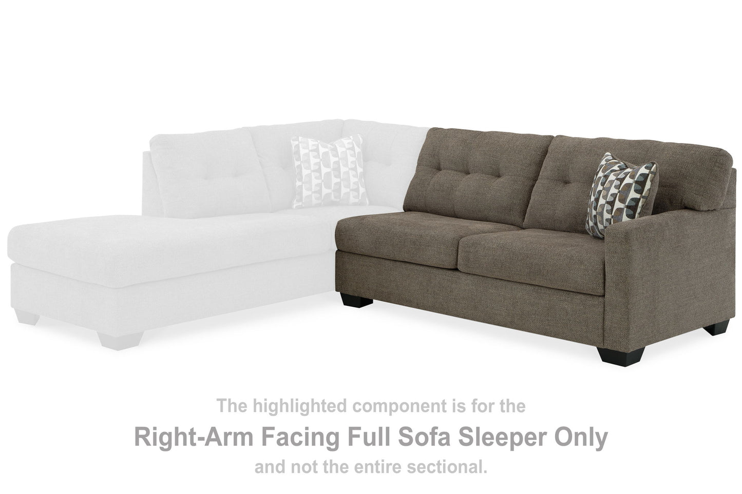 Mahoney - Raf Full Sofa Sleeper - Chocolate