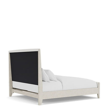 Carmella - Queen Upholstered Bed - Pebble Oak