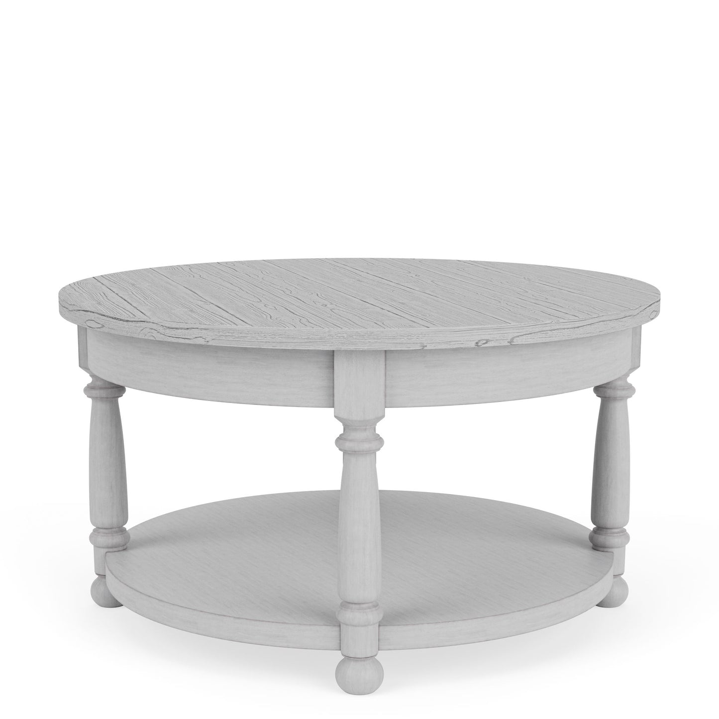 Winston - Round Cocktail Table - Aged Cotton