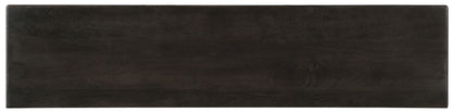 Commerce And Market - Shimmer 3-Door Credenza - Dark Gray / Pearl Silver