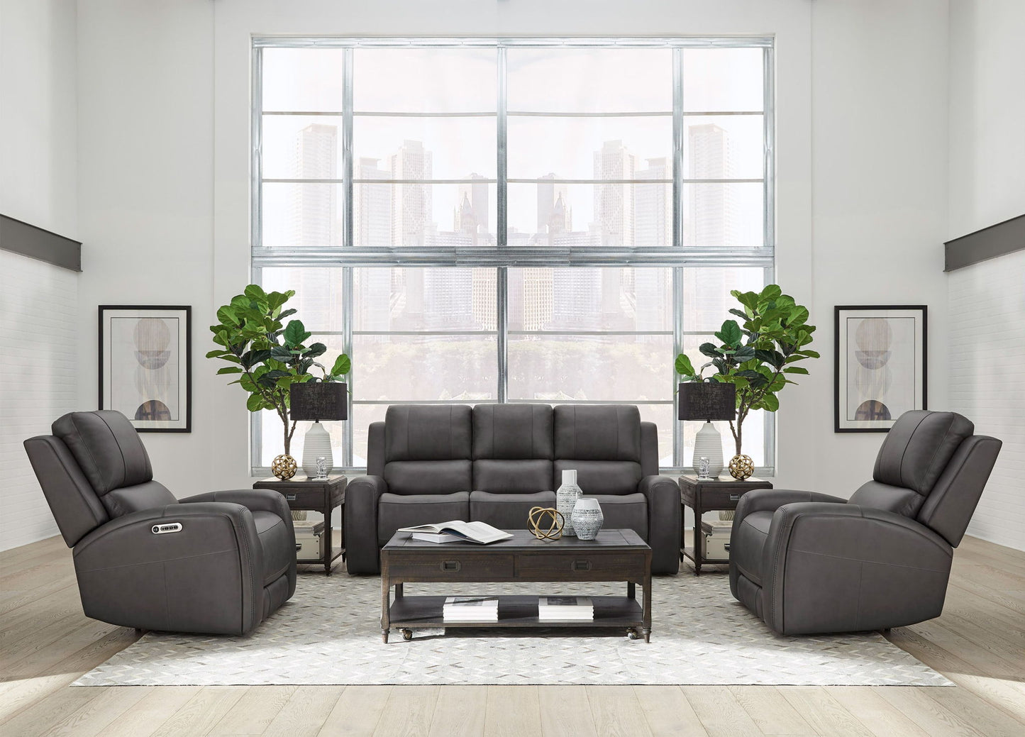 Belmont - Zero Gravity Power Reclining Living Room Set