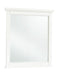 Vaughan-Bassett Bonanza Small Landscape Mirror in Whitre image