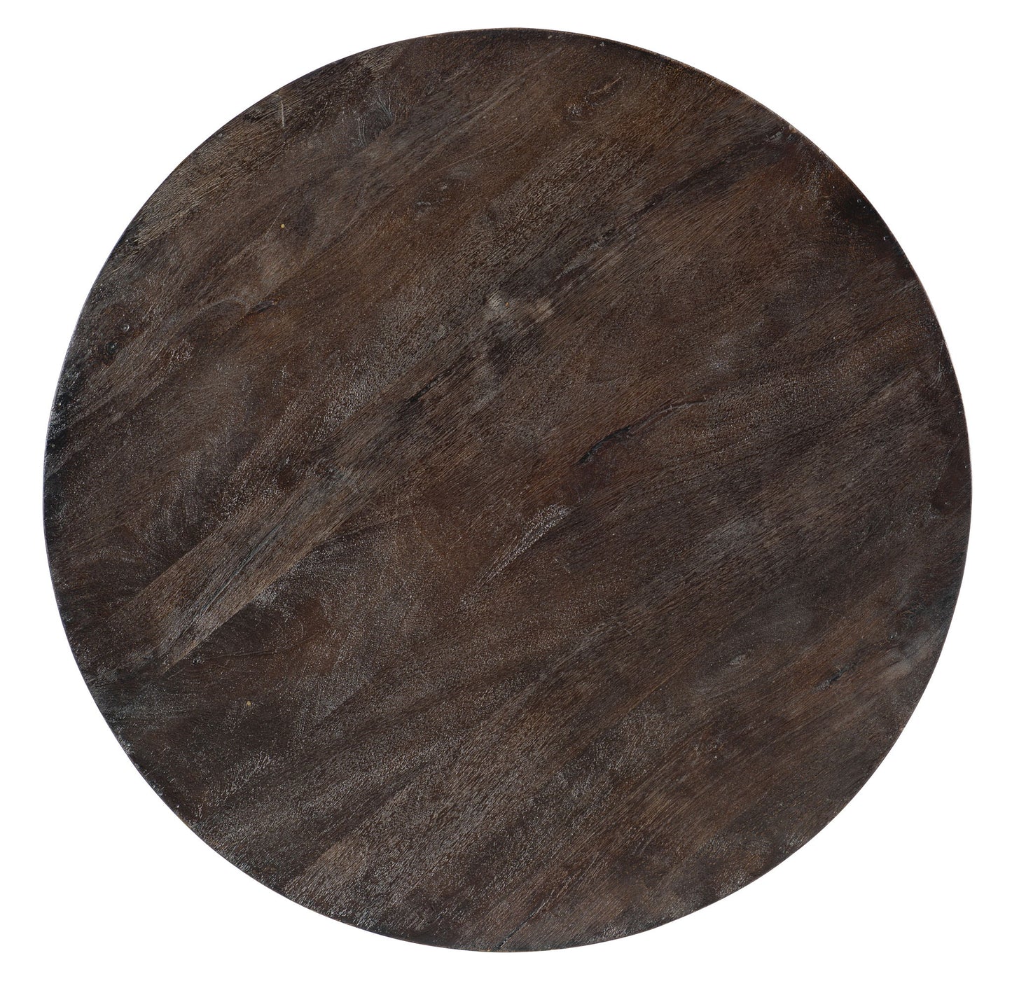 Commerce And Market - Carved Round Cocktail Table - Dark Brown