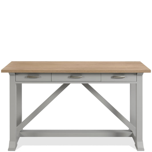 Osborne - Writing Desk - Timeless Oak / Gray Skies