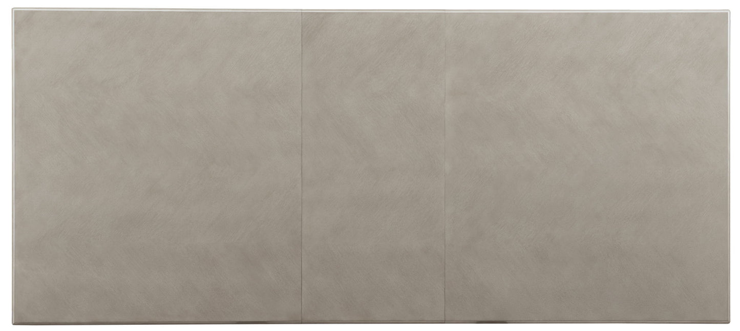 Elixir - 80" Rectangular Dining Table With 1-20" Leaf - Pearl Silver