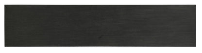 Melange - Summit Gorge Entertainment Console - Black / Pearl Silver