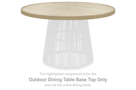 Orchard Beach - Round Dining Room Table Top - Beige