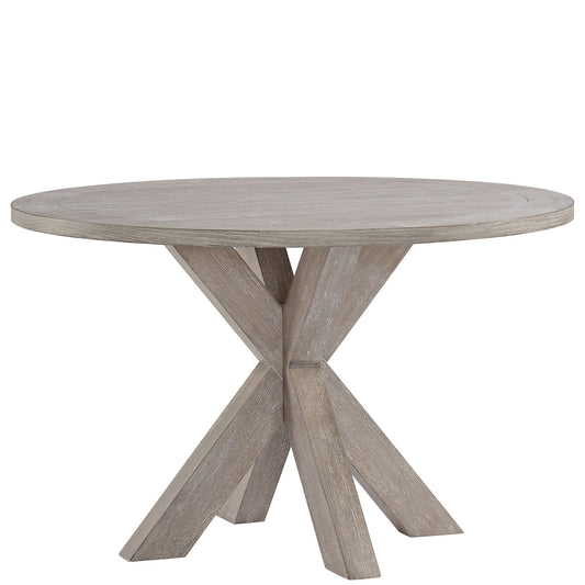 Bennett - Round Dining Table - Frosted Gray