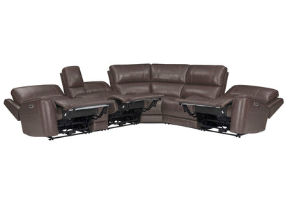 Easton - Power Reclining Sectional With Power Adjustable Headrests