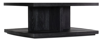Linville Falls - Shou Sugi Ban Square Cocktail Table - Black