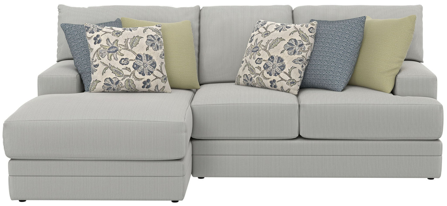 Stockbridge - Sectional With Comfort Coil Seating And 9 Accent Pillows Included