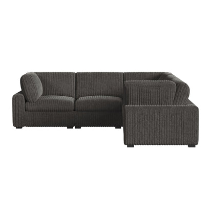Esprit - 5 Piece Modular Set - Grand Cord Charcoal