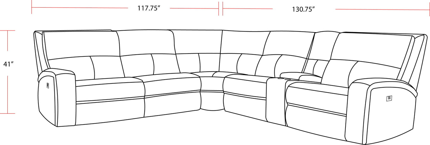 Polaris - Modular Power Reclining Sectional