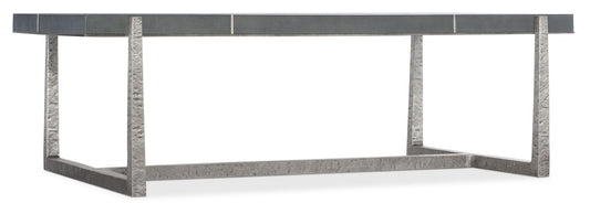 Chapman - Mixed Media Rectangle Cocktail Table - Pearl Silver