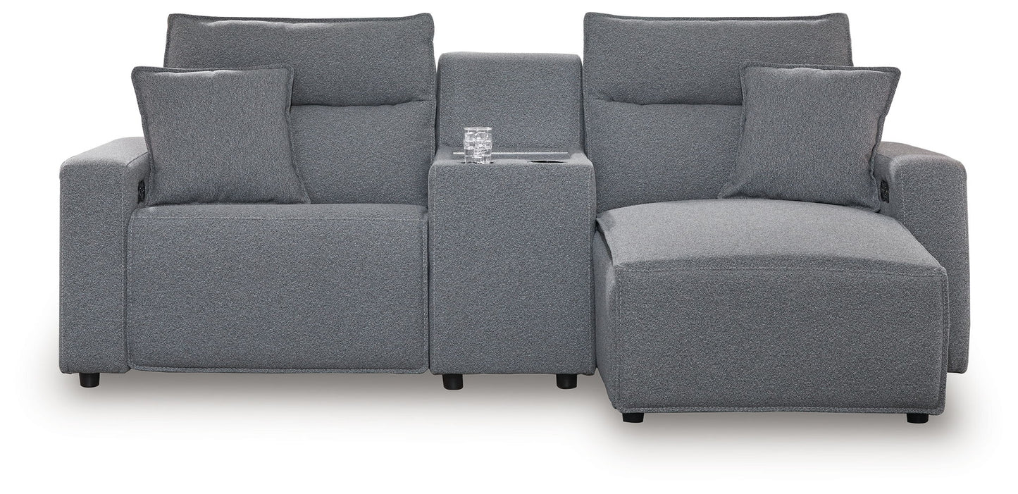 Modmax II - Reclining Sectional - Salt And Pepper