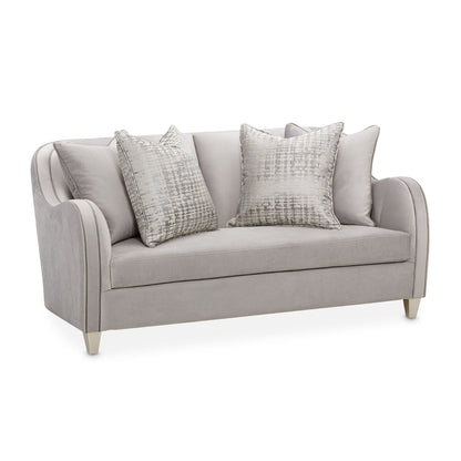 Roxbury Park - Velvet Loveseat - Steel/Slate