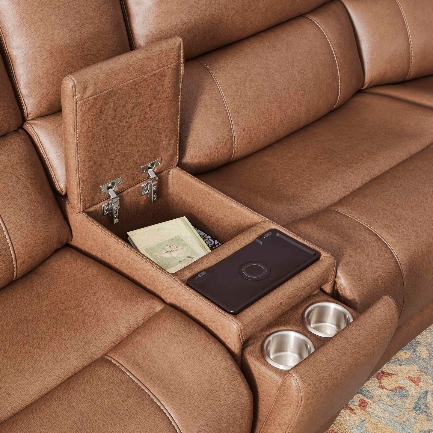 Hancock - Zero Gravity Power Reclining Sectional With Power Adjustable Headrests