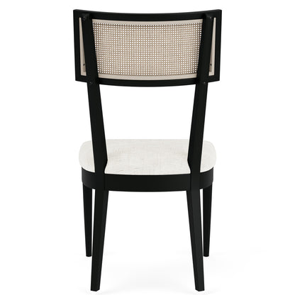 Laguna - Cane Upholstered Side Chair (Set of 2) - Beige