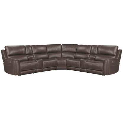 Easton - Power Reclining Sectional With Power Adjustable Headrests