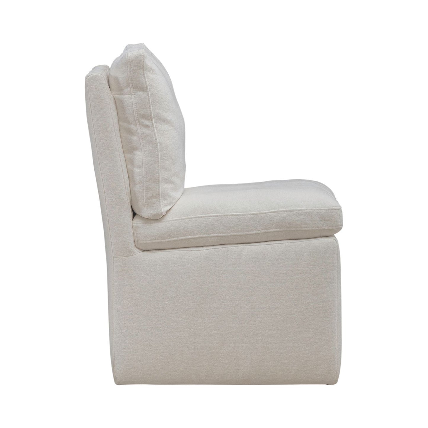 Accent Dining - Accent Dining Chair With Casters