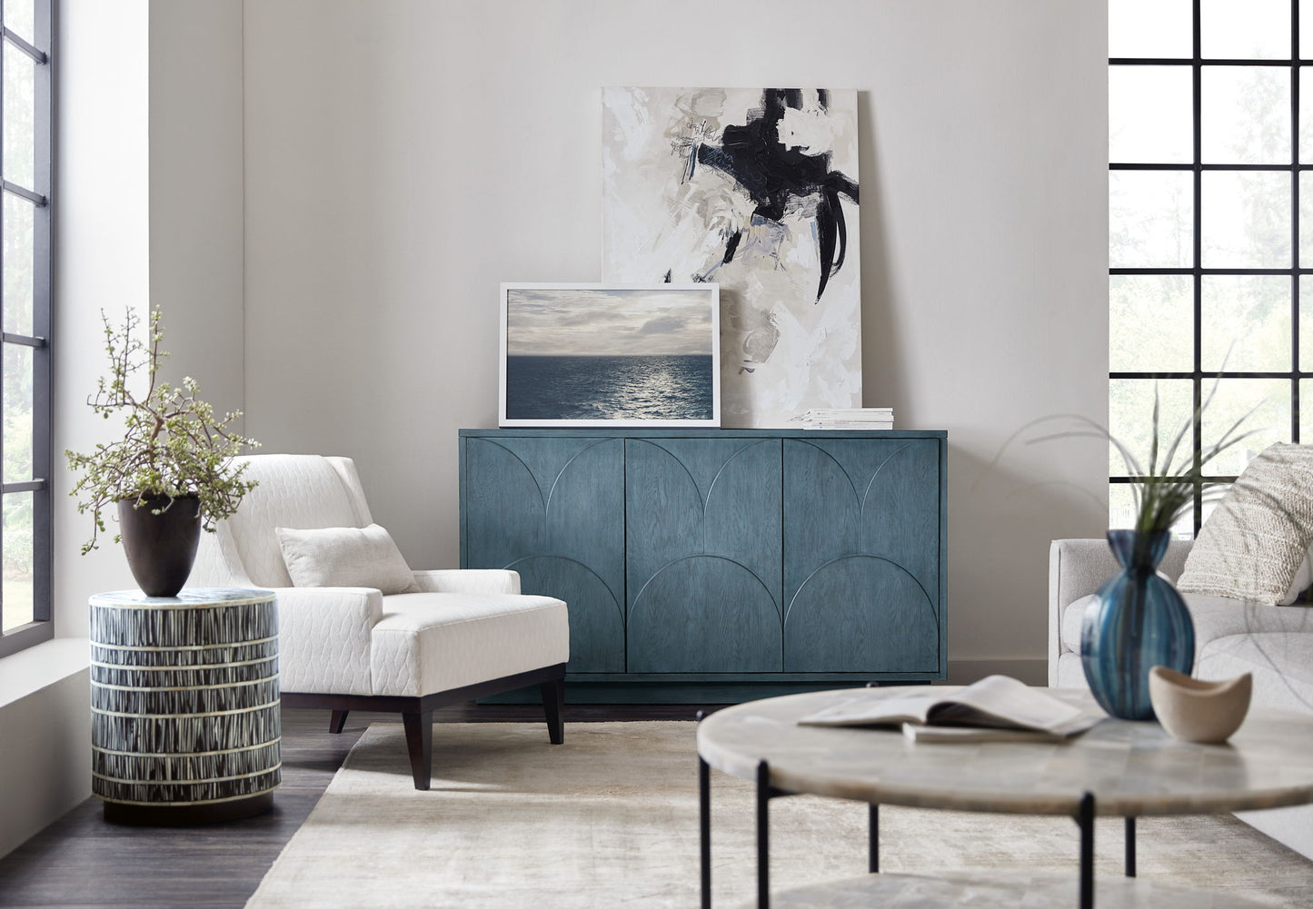 Melange - Callum Round Accent Table