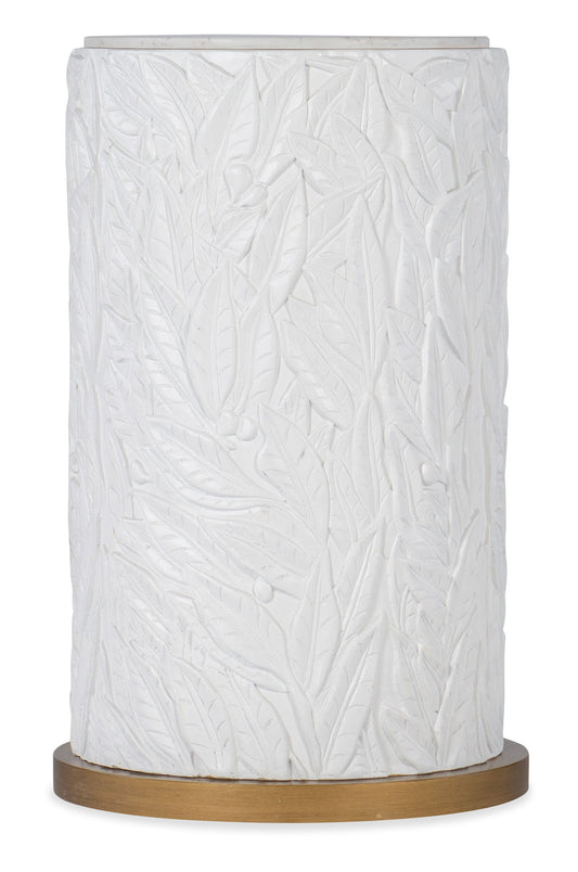 Melange - Be-Leaf In Me Accent Table - White