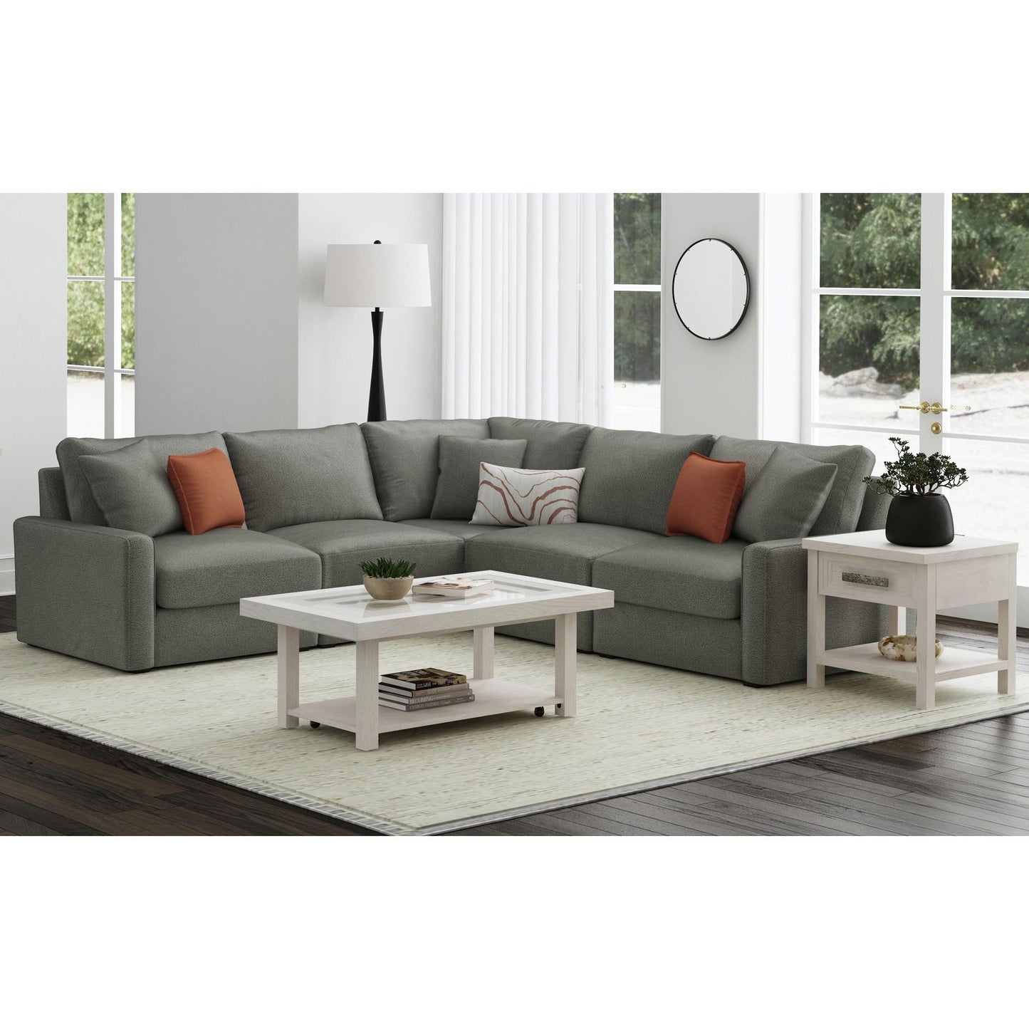 Avalanche - Coffee Table - Antique White