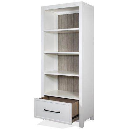 Finn - Drawer Bookcase - White