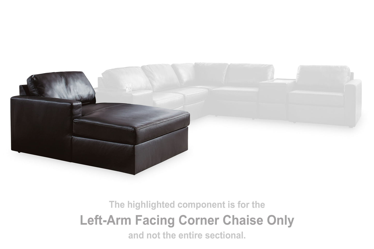 Modmax II - LAF Corner Chaise - Black
