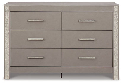 Surancha - Gray - Six Drawer Dresser