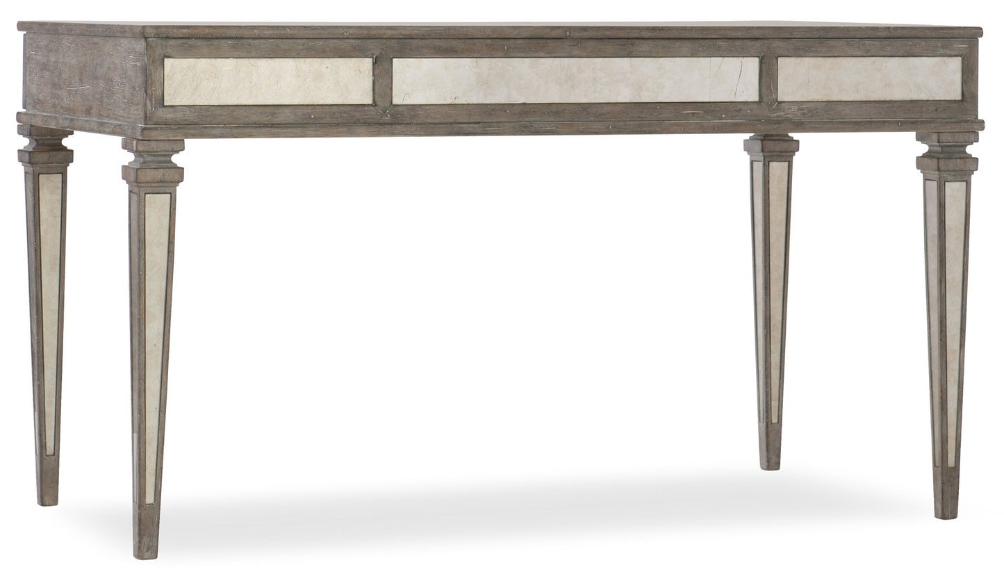 Rustic Glam - Leg Desk - Dark Gray
