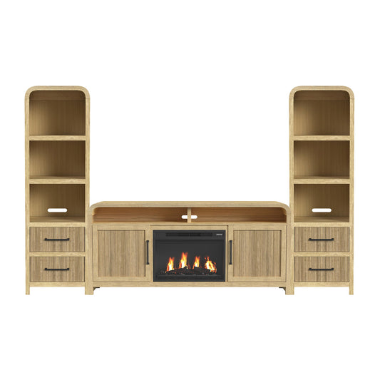 Ridgemont - 4 Piece Entertainment Unit With 70" TV Console