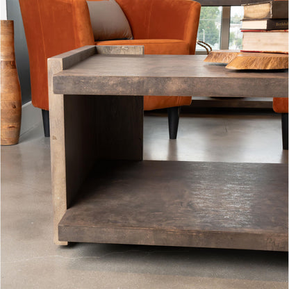 Trenton - Rectangular Coffee Table - Dark Brown