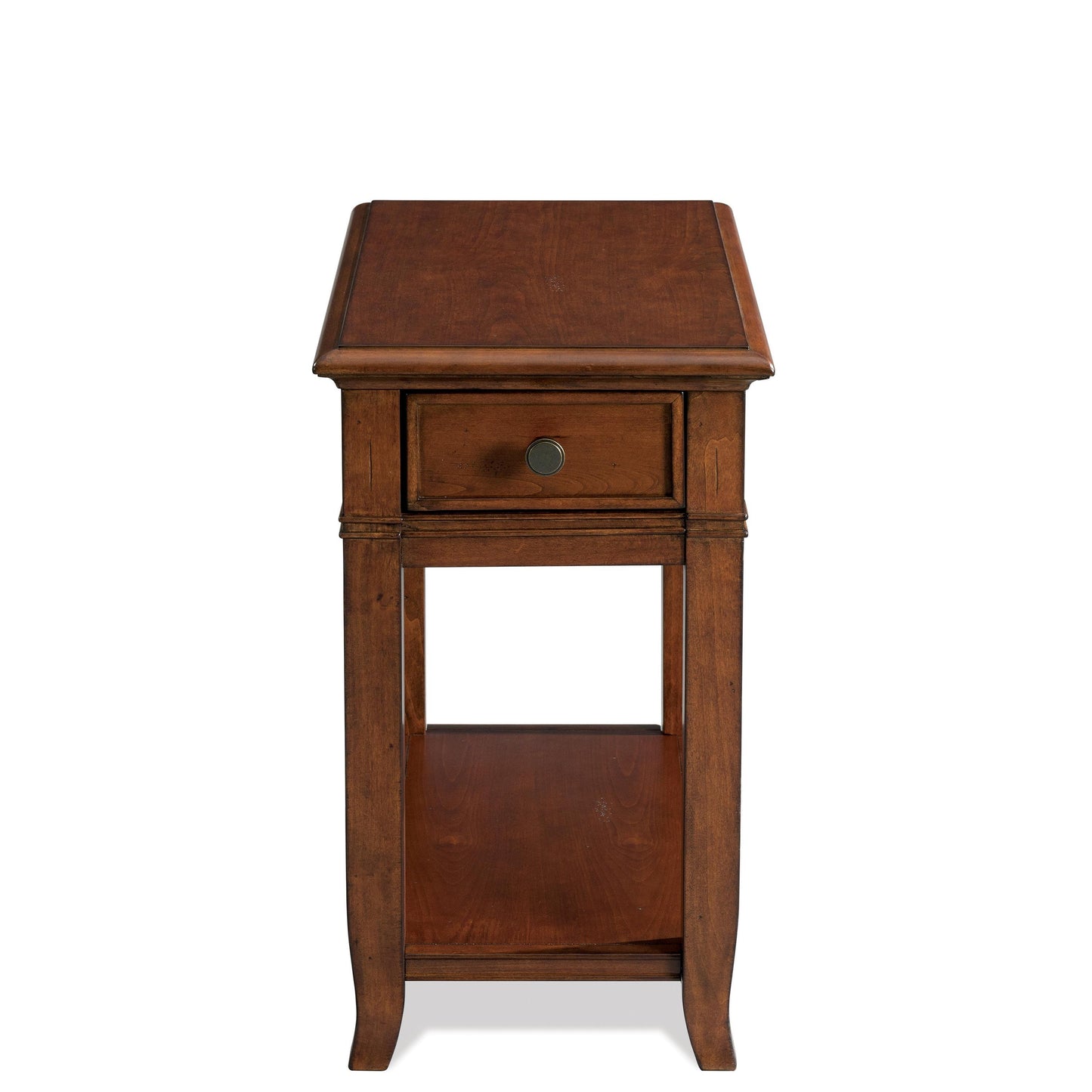 Campbell - Chairside Table - Burnished Cherry