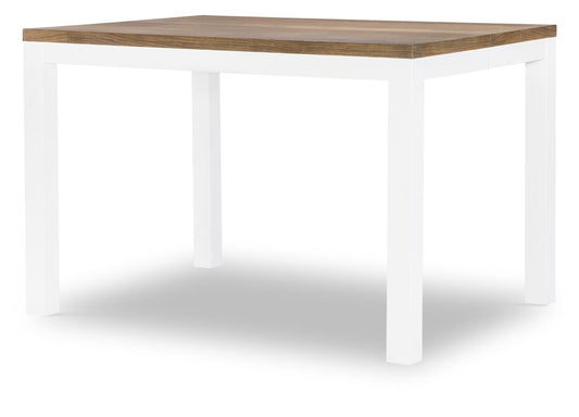 Hidden Canyon - Counter Table With Butterfly Leaf - Dark Oak / Natural White