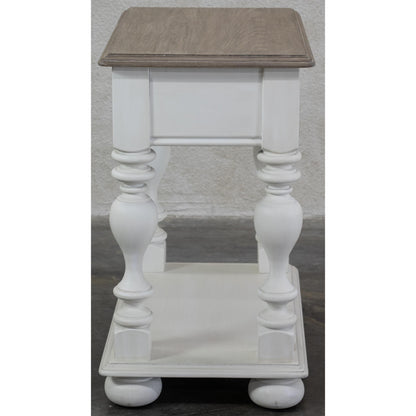 Jameson - Chairside Table - White