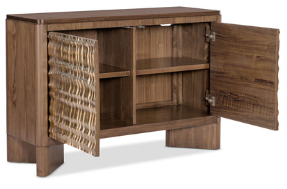 Eleana - Two Door Chest - Medium Wood