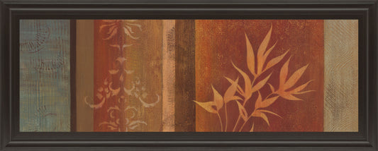 Leaf Silhouette Il By Jordan Grey - Framed Print Wall Art - Dark Brown