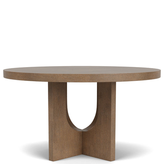 Jaxon - Round Dining Table - Casual Mink