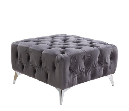 Wugtyx - Ottoman - Dark Grayvelvet