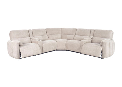 Modesto - Modular Power Reclining Sectional With Power Adjustable Headrests