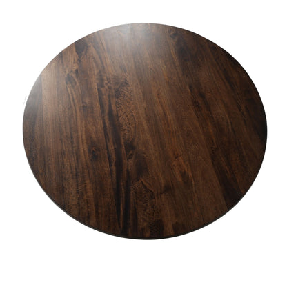 Portico - Dining 60" Round Table - Warm Brown