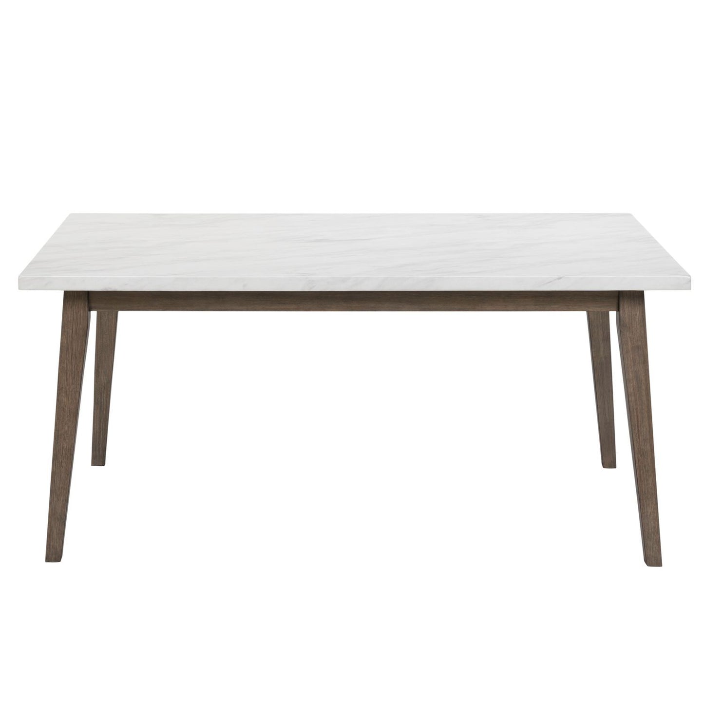 Edison - Rectangular Leg Table With Faux Marble Top - Brownstone