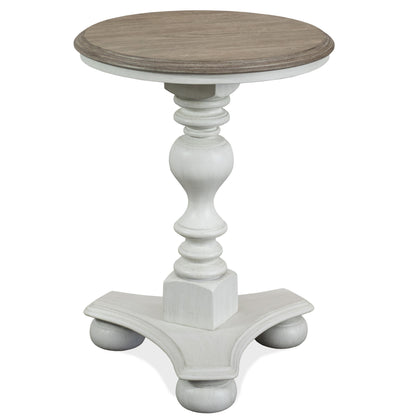 Jameson - Round Side Table - White