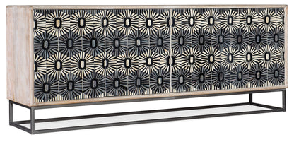 Melange - Whitmore Four Door Credenza - Beige
