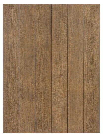 Hidden Canyon - Counter Table With Butterfly Leaf - Dark Oak / Natural White