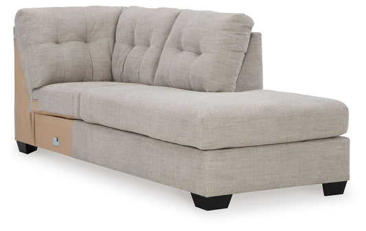Mahoney - Raf Corner Chaise - Pebble