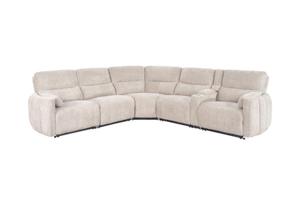 Modesto - Modular Power Reclining Sectional With Power Adjustable Headrests