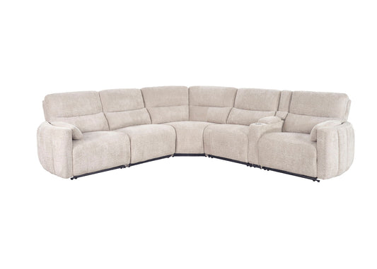 Modesto - Modular Power Reclining Sectional With Power Adjustable Headrests